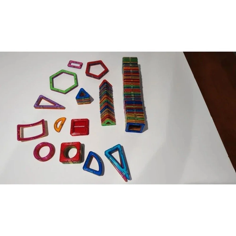 Magformers Discovery Construction magnetic magnet tiles geometric shapes 116pcs